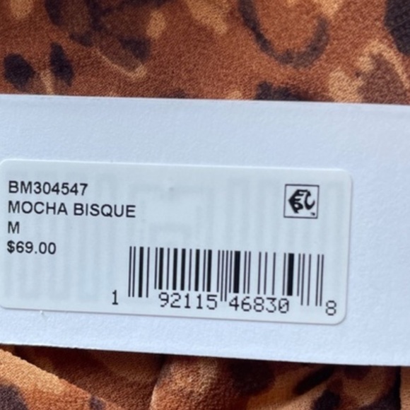 NWT Steven Madden Shannon Top in Mocha Bisque size medium - Picture 5 of 13